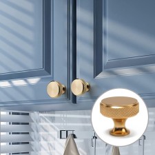 Handle button Cappio PK323, D = 30 mm, color gold