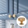 Handle button Cappio PK323, D = 30 mm, color gold