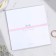 Wedding invitation: with the tape "You and I", 13 x 13 cm