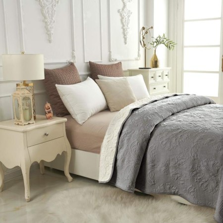 Vivaldi bedspread, size 220x240 cm, color Stone-4
