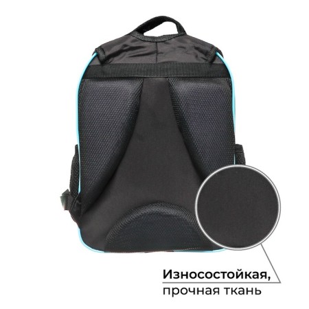 School backpack, 37 x 27 x 16 cm, ergonomic back, calligrata b "Siba"-1