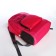 Folding backpack, lightning department, external pocket, 2 side pockets, raspberry color