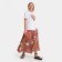 Women's costume (T -shirt/skirt), white/brown color, one size size