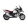 Metallic motorcycle BMW R1250 GS Adventure 1:12, free wheel stroke, silver
