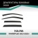 Defly window deflectors for Lada Kalina, 2013-2018, station wagon