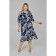 Women's dress, size 66, dark blue color