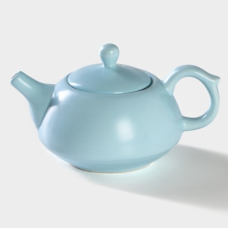 A set for the tea ceremony Ceramic “Morning”, 5 items: 4 Piales 50 ml, kettle 200 ml-4