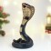 Figure "Snake of a cobra with an open mouth" Color, 20x18x35cm