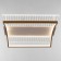 Luer with DND "Meander" LED 120W 3000-6000K gold 48x48x10 cm Bayerlux