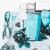 Set for the Ethel Sauna "Mint Mood" Pareo with a bow+towel 80x150 cm+dressing, 100% HL