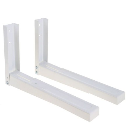 Trone bracket with 3, for a microwave oven, adjustable, up to 40 kg, 300-500 mm, white