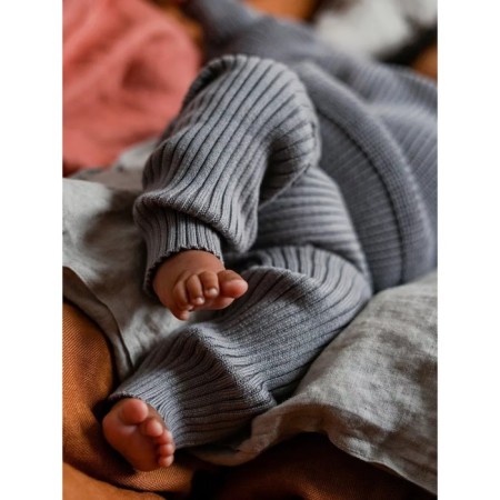 Pants knitted children's amababy pure love comfy, height 98, color gray color-3