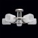Tetro ceiling chandelier, 5x60W E14, metal 60x60x46 cm