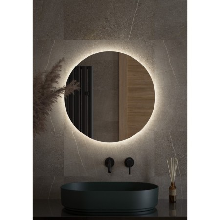 Mirror with Defesto LED lighting 15 W, 60x60 cm, without a switch, neutral white light-2