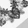 Tattoo on the body black "decoration of leaves" 24x13.7 cm