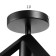Ceiling chandelier "Cube" Black 1x40W E27 16x16x19 cm Bayerlux
