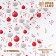 Packaging paper "red balls", gloss, bilateral, 80 g/m2, 70 x 100 cm