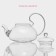 Glass teapot with a metal sieve of the Elegy, 600 ml