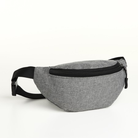 Waist bag, 23*8*11 cm, lightning department, 2 n/pocket, gray
