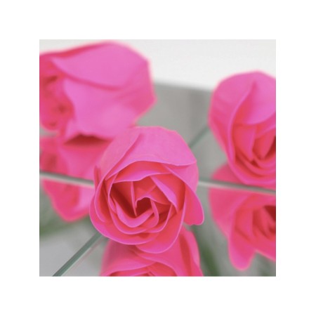 Soap roses, fuchsia, set 3 pcs.-5