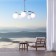 Olivia chandelier, size 65x84x65 cm, 25W 5XE27