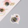 Photo album 25 sheets (stickers+rings) "Geometry" embossing gold 19x27x3 cm