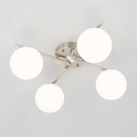 Ceiling chandelier Citilux "Adam Smart" CL228A141 45x41x21 cm, 4x12W, LED, Gray color.-1