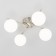 Ceiling chandelier Citilux "Adam Smart" CL228A141 45x41x21 cm, 4x12W, LED, Gray color.