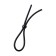 Lasso for Penis Toyfa A-Toys, with one bead, silicone, black color, 19.5 cm