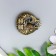 Souvenir brass "Carp with a Chinese coin" 3x2.8 cm