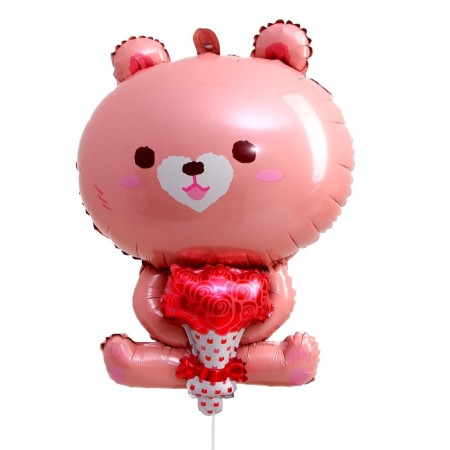 Foil ball 33 "Bear Pink"