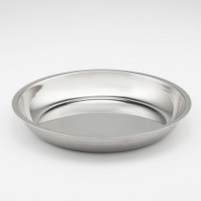 Stainless steel bowl, 1 l, d = 24 cm, 201 brand steel, thickness 0.8 mm