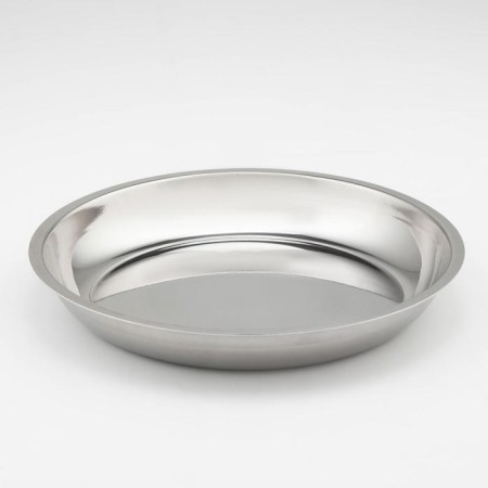 Stainless steel bowl, 1 l, d = 24 cm, 201 brand steel, thickness 0.8 mm