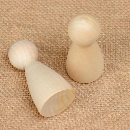 Harvesting for the creativity of the doll No. 3 Kokeshi 8xD4 cm, head d3cm-1