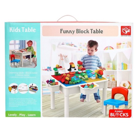 Game set "Table with a chair", designer, 60 parts-22