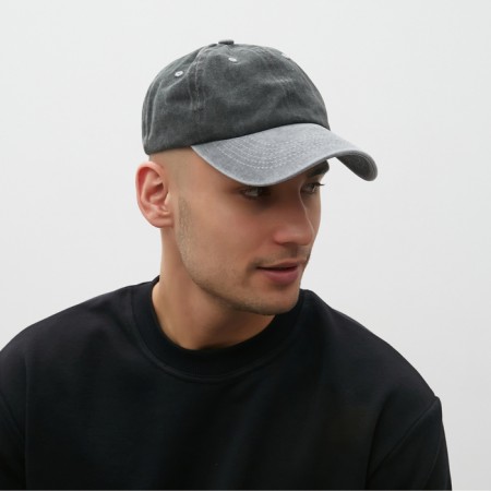Male cap minaku, black/gray color, rr 56-58-1