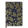 The diary is low, A5, 136 sheets, leatherette, Devente. Tropicana, solid cover, foil embossing, perforation, liesse, block 70%, dark blue
