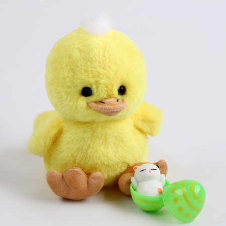 Soft toy "Duckling with a surprise"-6