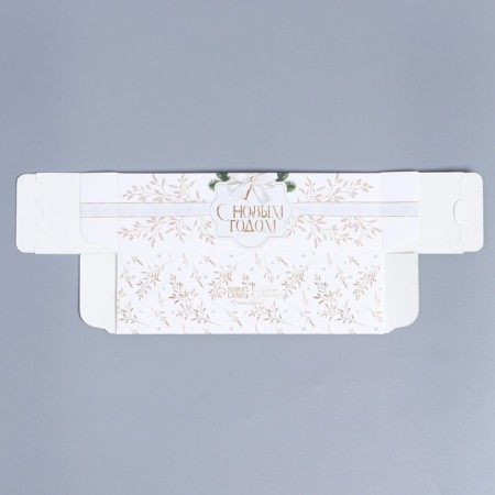Box for Makarun "New Year's gold" 18 x 5.5 x 5.5 cm, New Year-5