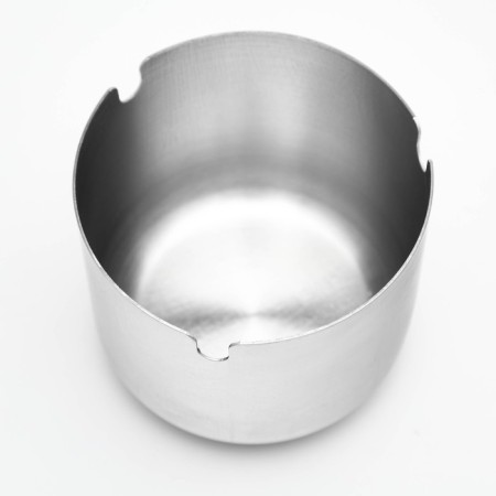 Stainless steel ashtray, 8 x 6.8 cm-1