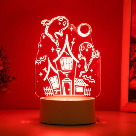 Light "Ghosts" LED white 11x9.5x15 cm Risalux-4