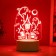 Light "Ghosts" LED white 11x9.5x15 cm Risalux