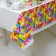 The single tablecloth "Congratulations", balls, 137x180 cm, universal