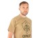 Logo Logo T-shirt, cotton, beige, rf XS