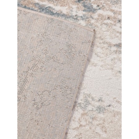 Rectangular carpet Merinos Naturel, size 100x200 cm, color Beige-Blue-2