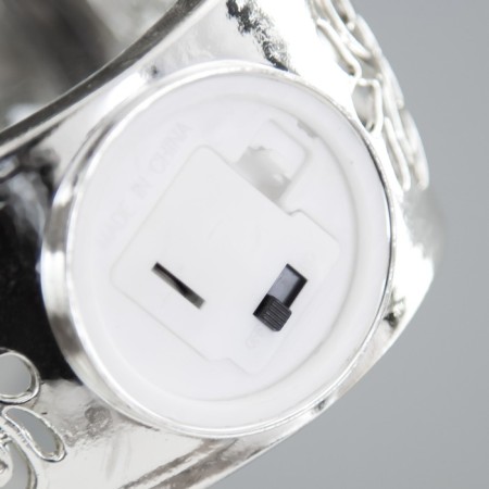 Nightmare "frozen candle" 3xlr1130 silver 5x7.5x12 cm Risalux-5