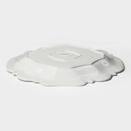 Porcelain dish Magistro "suite", d = 35.8 cm, white color-3