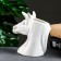Kashpo - Vase "Unicorn" 13x5x13cm, white