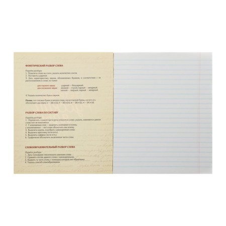 Subject Calligrata "Neon", 48 sheets in the line Russian, with reference material, cover coated cardboard, UV-lak, OFSET Block-1