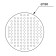 Stationary watering can Zein Z0151, round, D = 15 cm, 1 mode, polished stainless steel